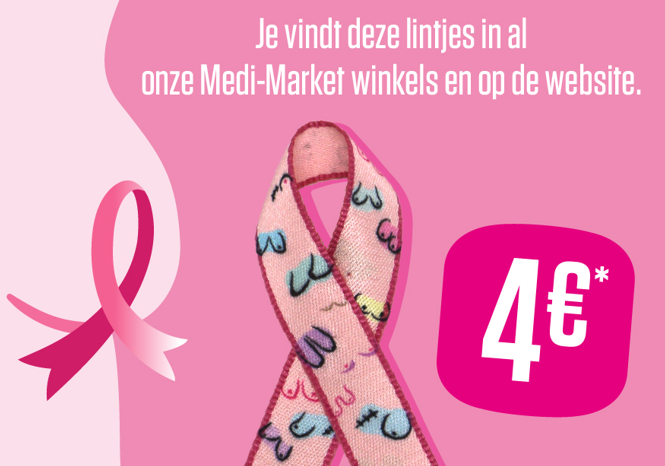 Medi-Market steunt Pink Ribbon !
